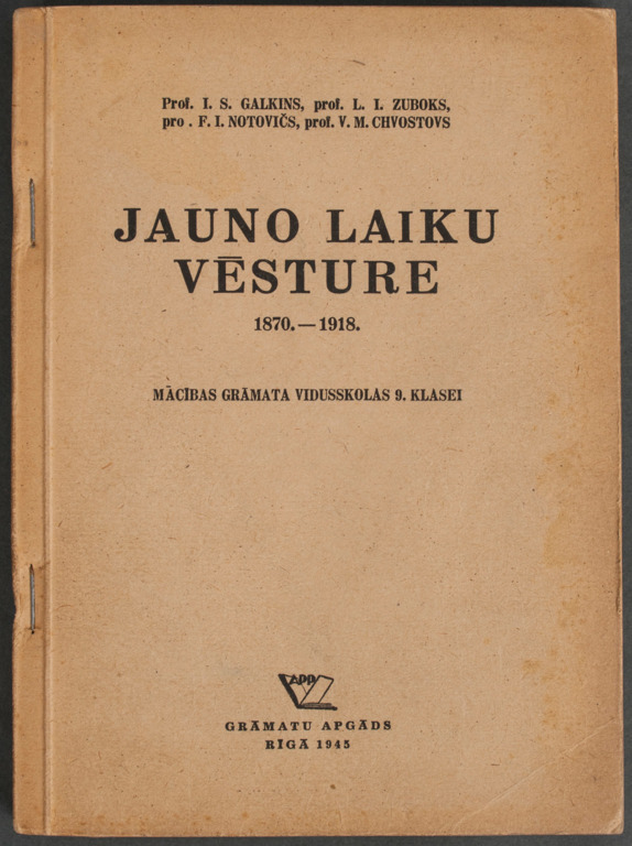 Book „Jauno laiku vēsture 1870-1918”