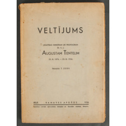 Grāmata „Veltījums Augustam Tentelim”
