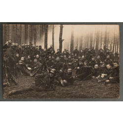 Фотография - открытка „Латвийские солдаты в отдых
