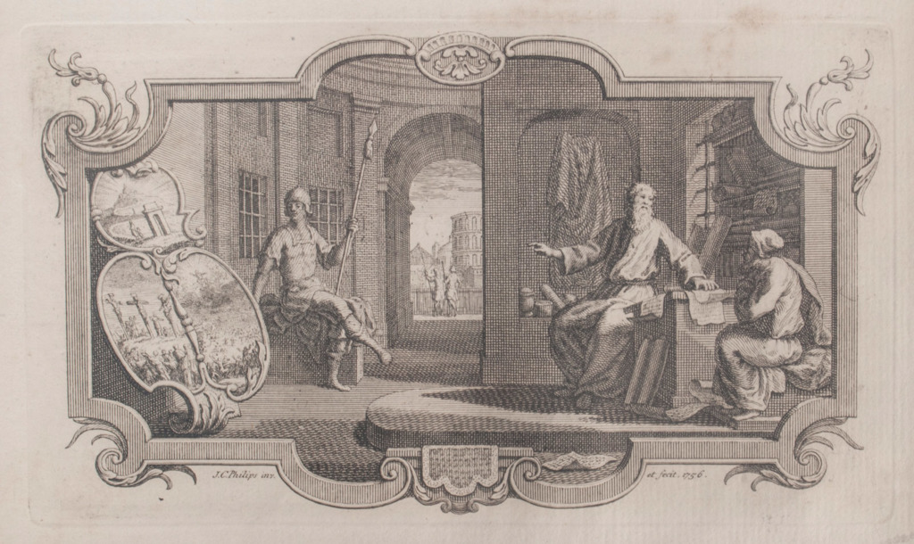 Lithographs series with biblical scenes