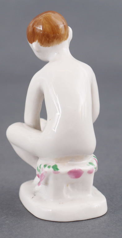 Porcelain figurine “Boy with towel”
