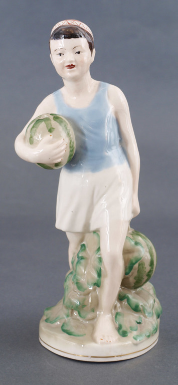 Porcelain figure “Boy with watermelons”