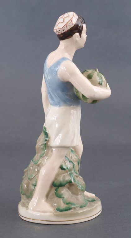 Porcelain figure “Boy with watermelons”