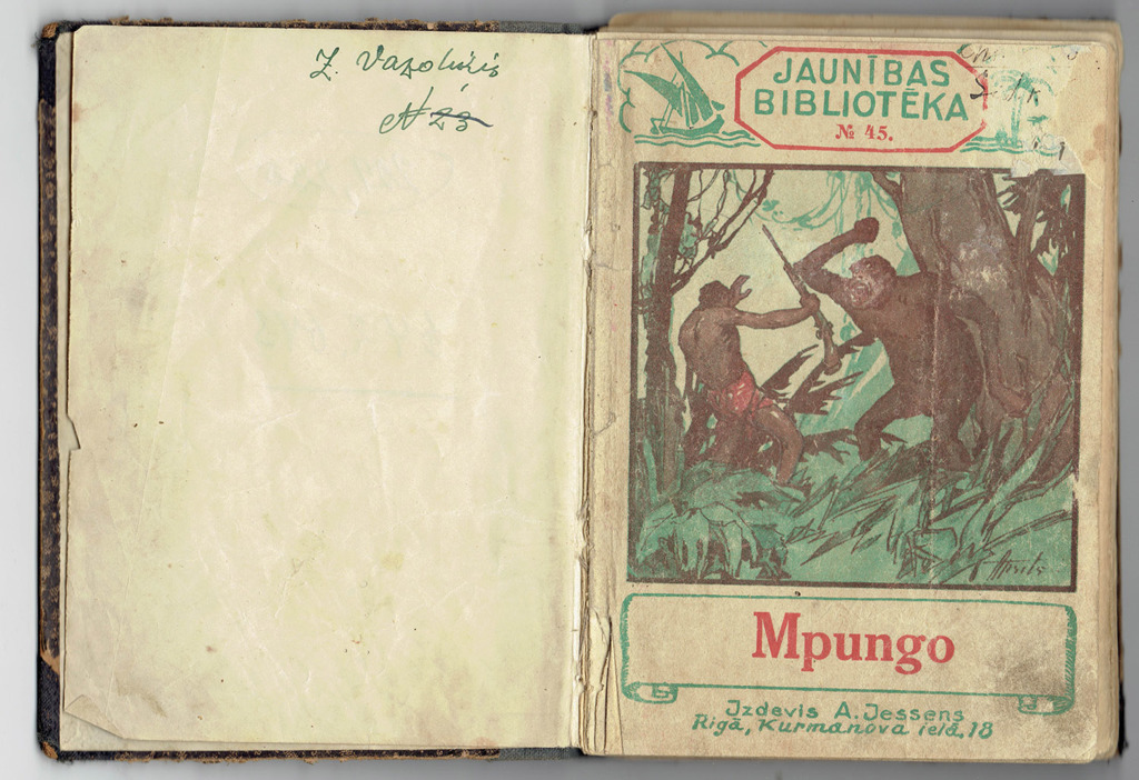 Grāmata “Mpungo un Jaunā Ndaro nelaime”