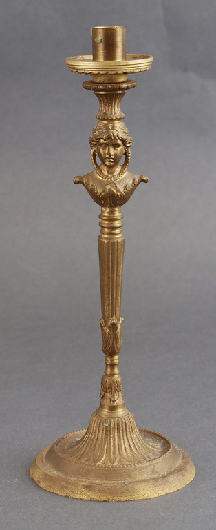 Art Nouveau bronze candlestick 