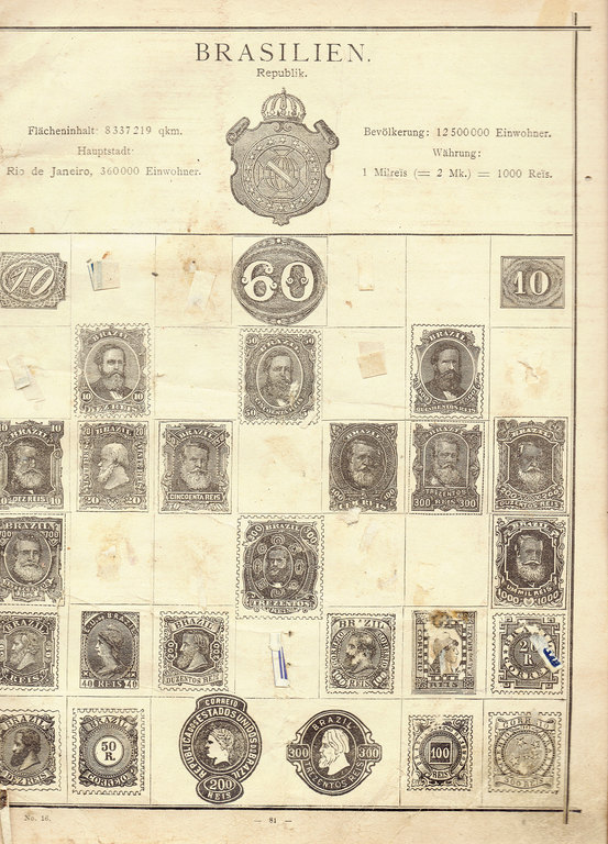 Stamps album (Illustriertes Briefmarken Album)