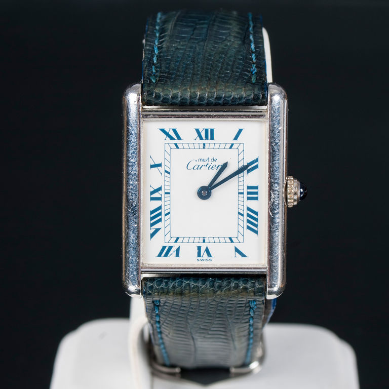 Cartier rokaspulkstenis ar ādas siksniņu