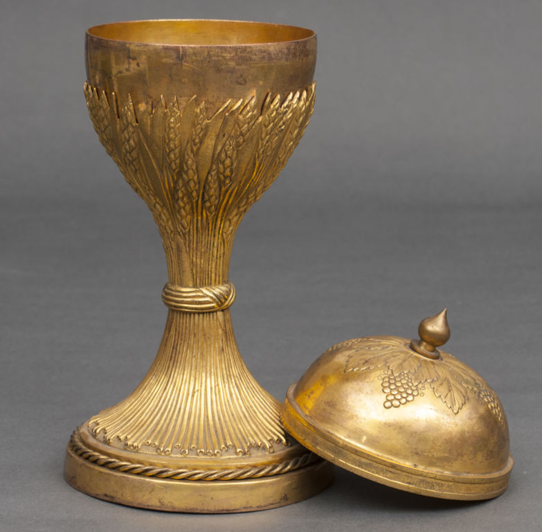 Bronze wine cup