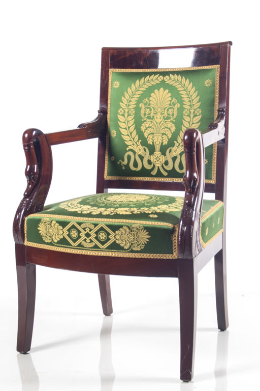 Empire style mahogany chairs(4 piec.)
