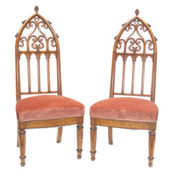 Gothic style chairs (2 pcs.)