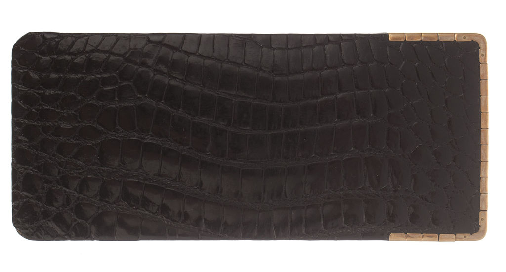 Crocodile leather case