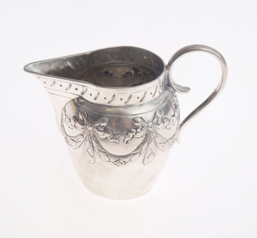 Silver cream jug