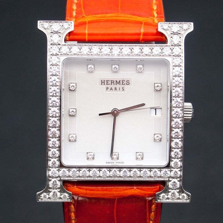 Наручные часы Hermes с бриллиантами