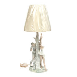 Table lamp 'Ballerina with Arlekino'