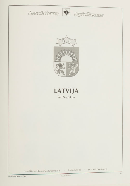 Коллекция марок ''Латвия''