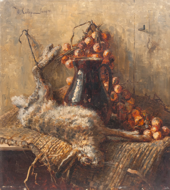 Still life with hunting