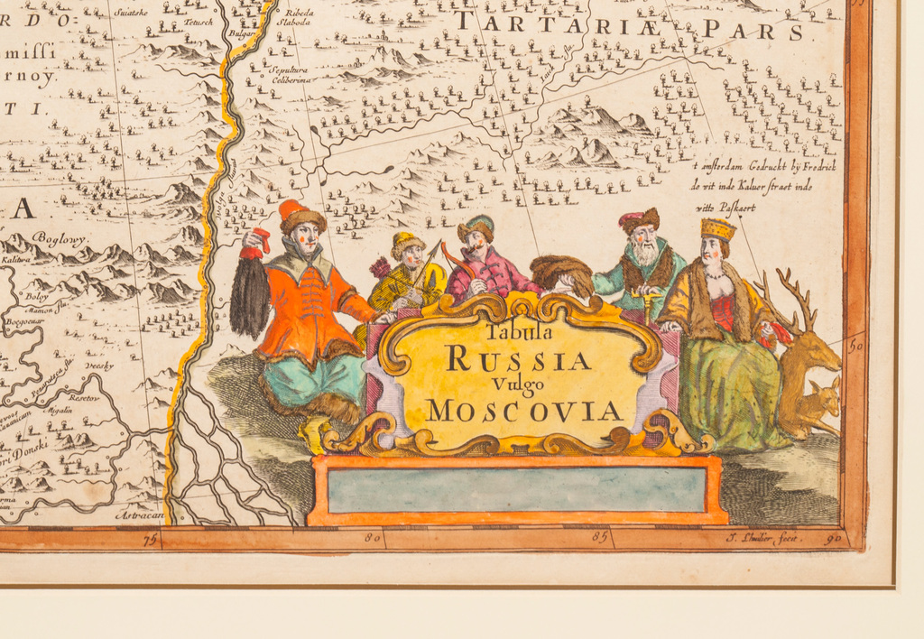 Карта ''Russia vulgo Moscovia''