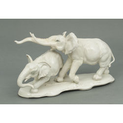 Porcelain figure '' Elephants