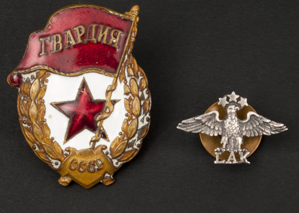Two badges 
