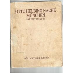 Otto Helbing Nachf München - Каталог аукциона из монеты и медали  