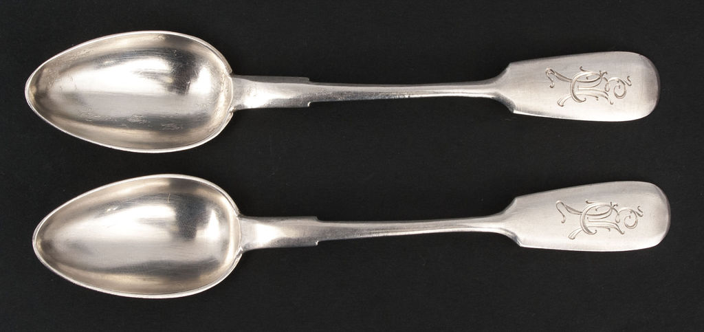 Silver spoons (2 piec.)