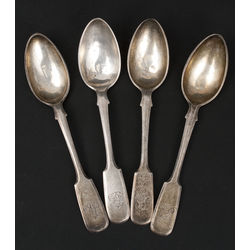 Silver spoons (4 piec.)