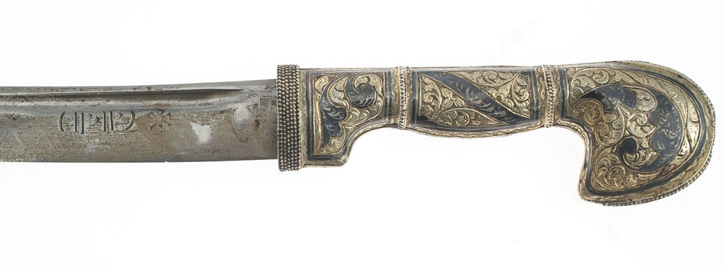 Silver sword in Kubachi technique