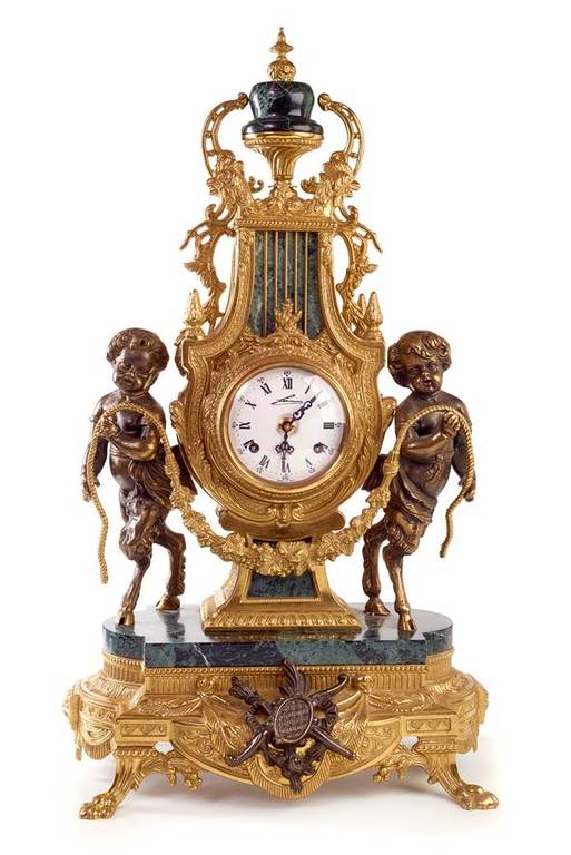 Vintage Imperial Italian Clock & Candelabras