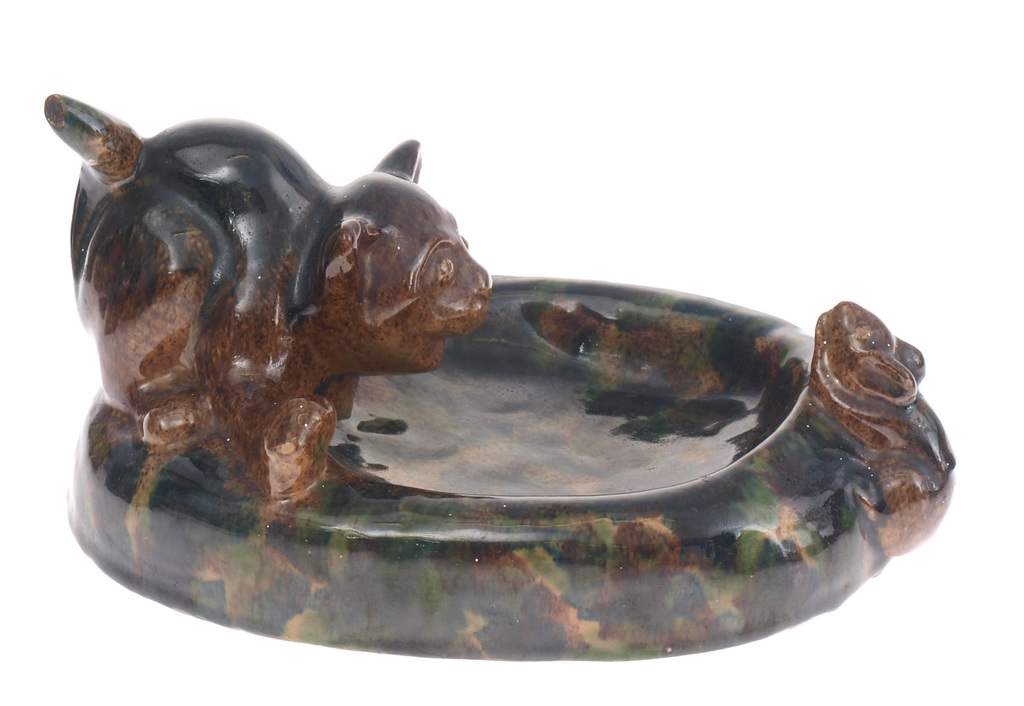 Keramikas pelnu trauks Kaķis ar peli
