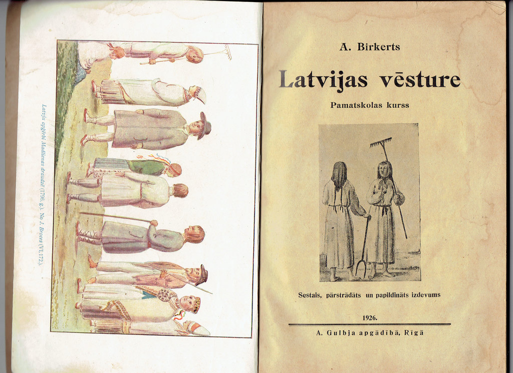 A.Birkerts, Latvijas vēsture