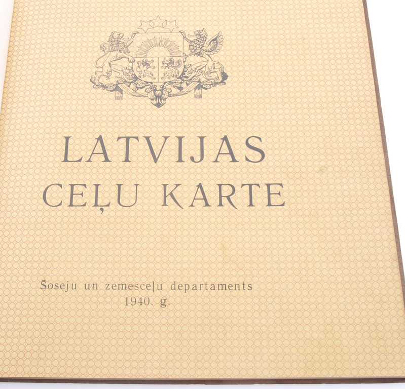 Latvijas ceļu karte, J.Liepiņš