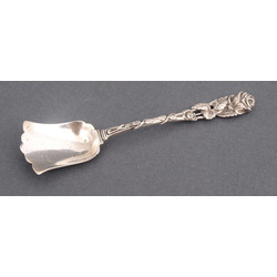 Silver sugar spoon