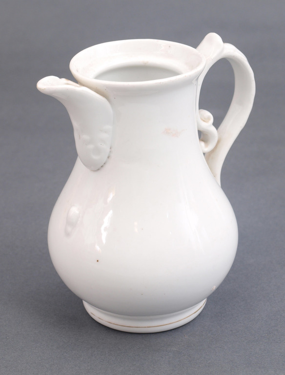 Porcelain teapot without lid