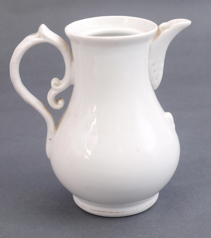 Porcelain teapot without lid