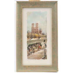 Painting reproduction Notre Dame