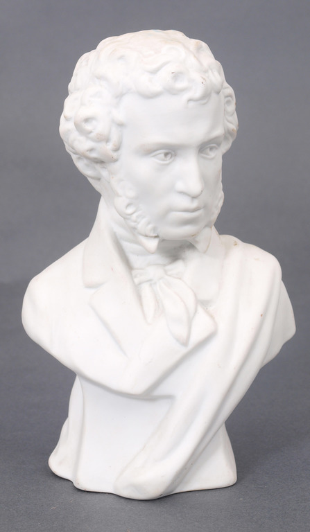 Biscuit bust of Pushkin