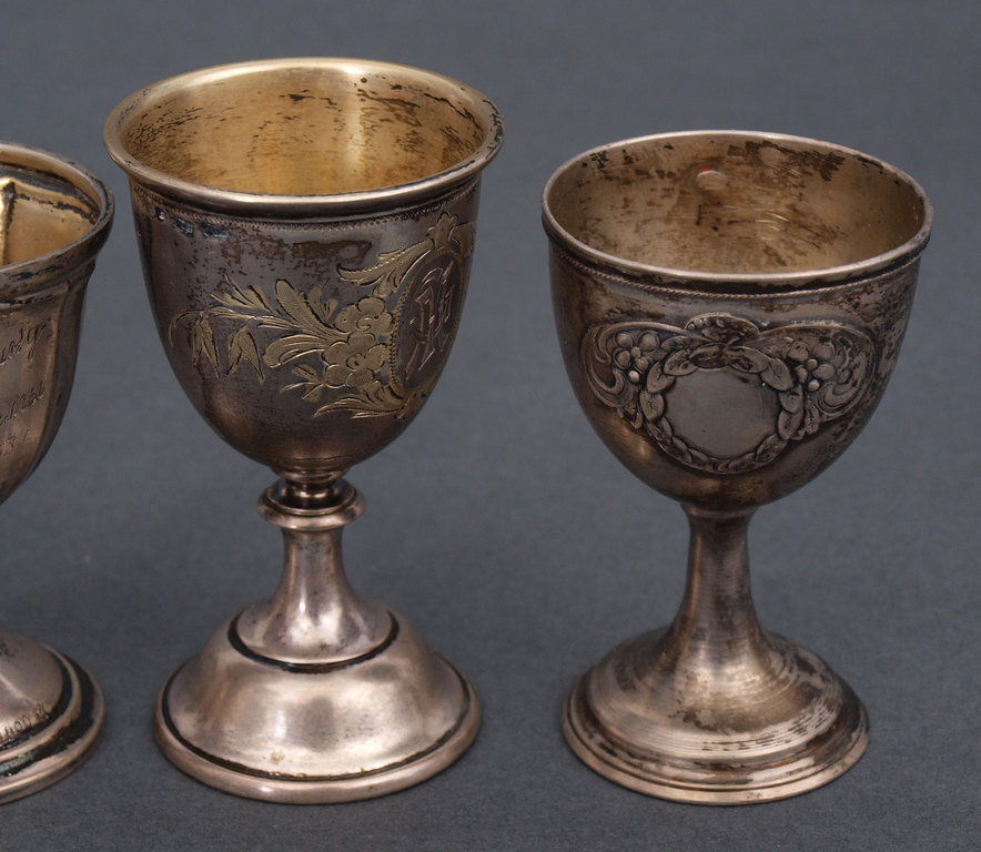 Silver cups (4 pcs.)