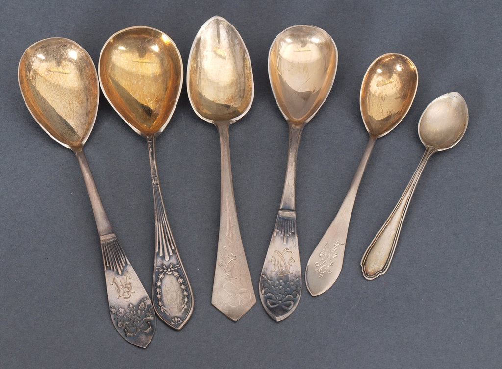 Silver spoons (6 pcs.)
