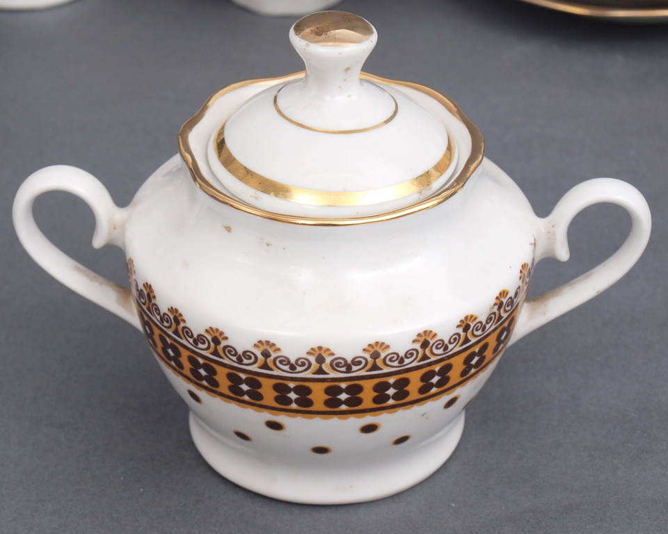 Porcelain tea - coffee set for 6 persons