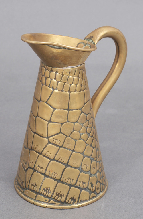 Brass coffee pot in art deco style