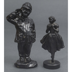 Cast iron figurines (2 pcs)