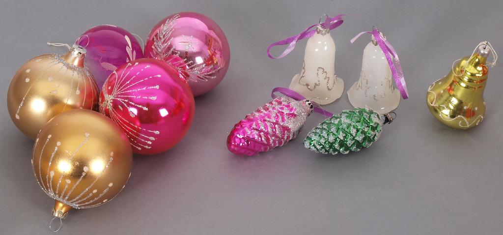 Christmas tree decorations (10 pieces)