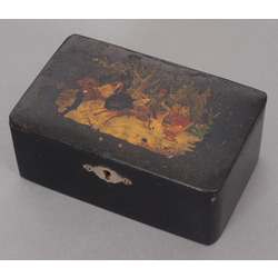 Деревянная коробка - шкатулка с росписью