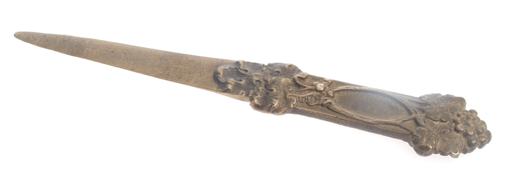 Art deco style bronze knife for letters