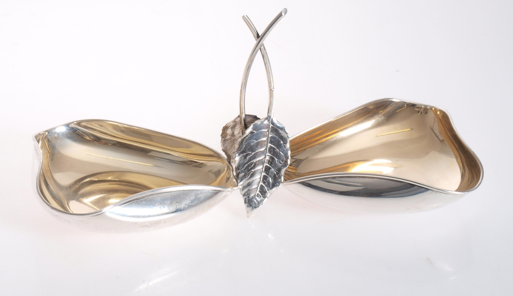 Позолоченная серебряная миска в стиле Арт-деко
