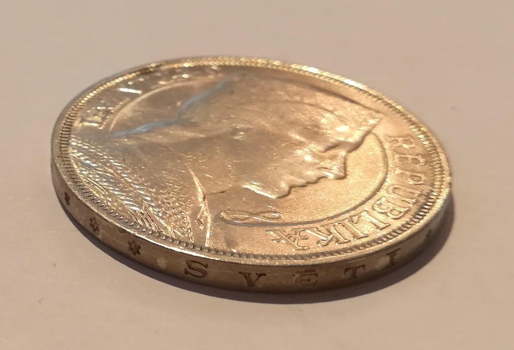 Sudraba pieclatnieka monēta - 1932