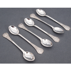 Set of silver spoons ( 6 pcs.)