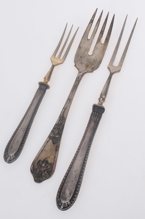 Silver forks (3 pcs.)