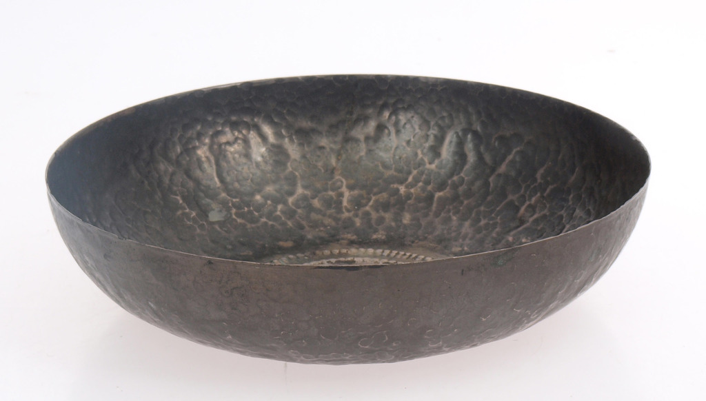 Metal plate-bowl