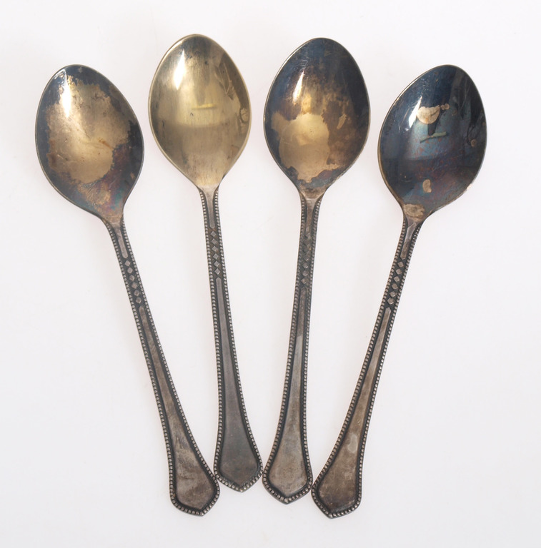 Silver spoons (4 pcs.)